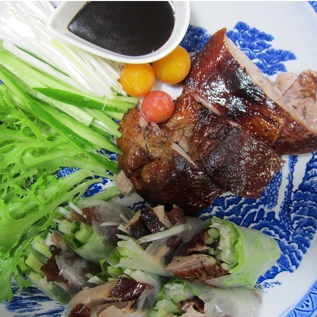 .. cooking [ Beijing Duck -4 pack ]8 portion, cooking ending!! high class. duck (a Hill ) cooking... soft!!