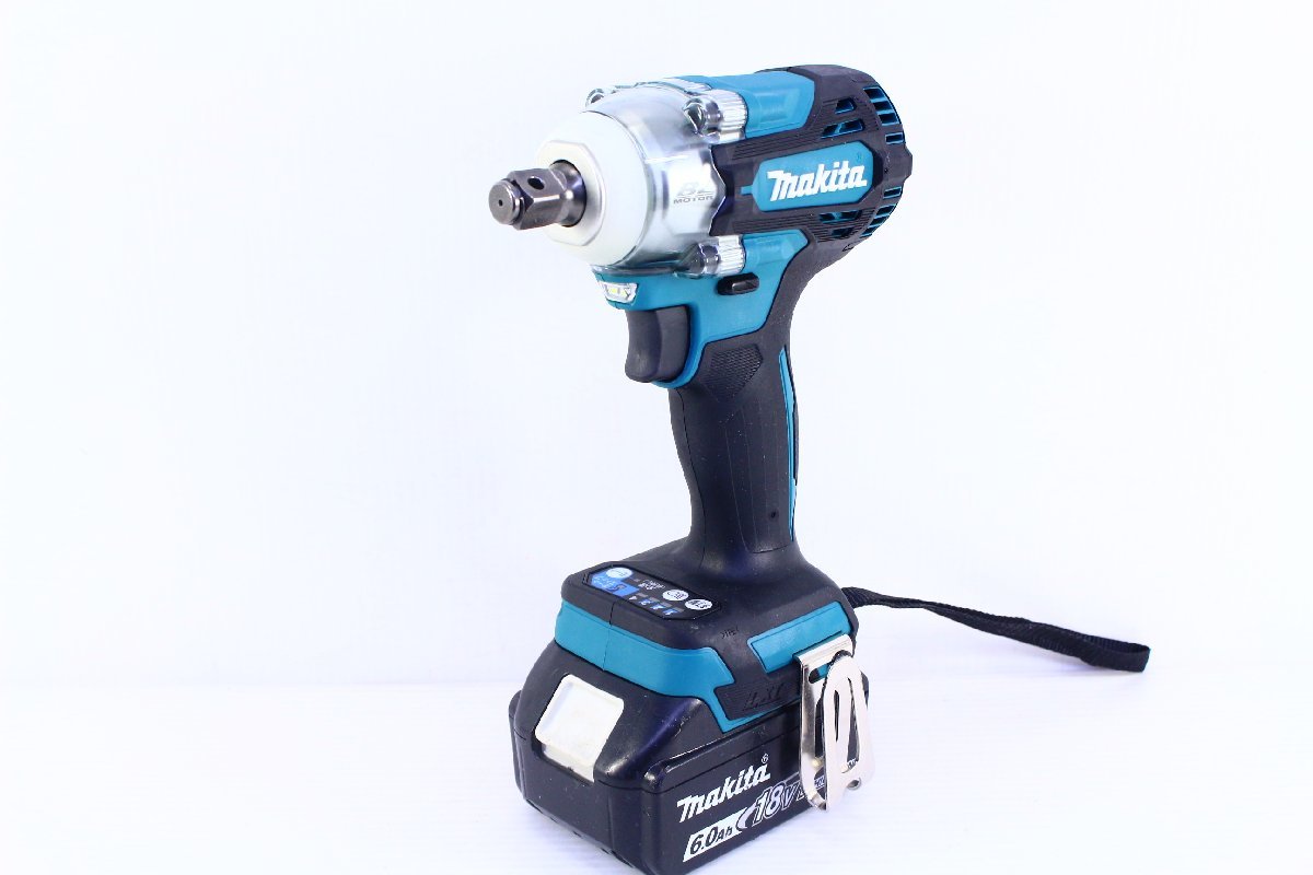 ●【美品】makita マキタ TW300DRGX 充電式インパクトレンチ 18V 締付 電動工具 付属品あり ケース付き【10899966】_画像2