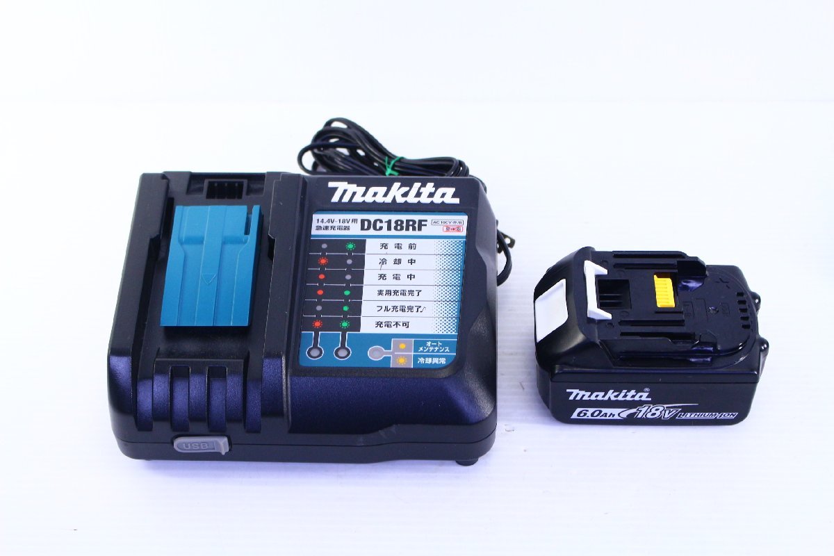 ●makita マキタ TM52D 充電式マルチツール スターロックマックス 18V 切断 研削 電動工具 付属品あり ケース付き【10915000】_画像9