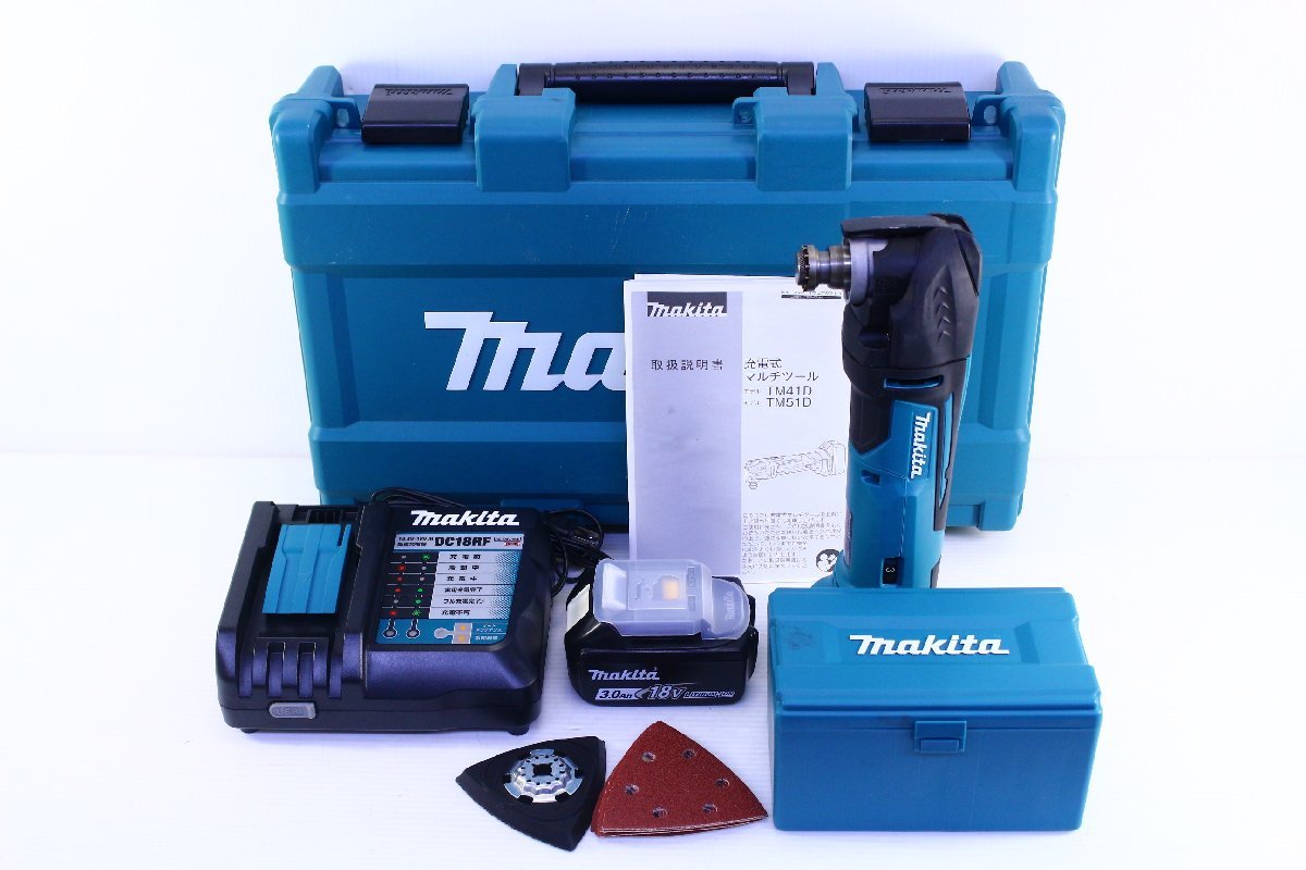 ○makita マキタ TM51D 充電式マルチツール 18V 研削 研磨 ○makita マキタ TM51D 充電式マルチツール 18V 研削 研磨