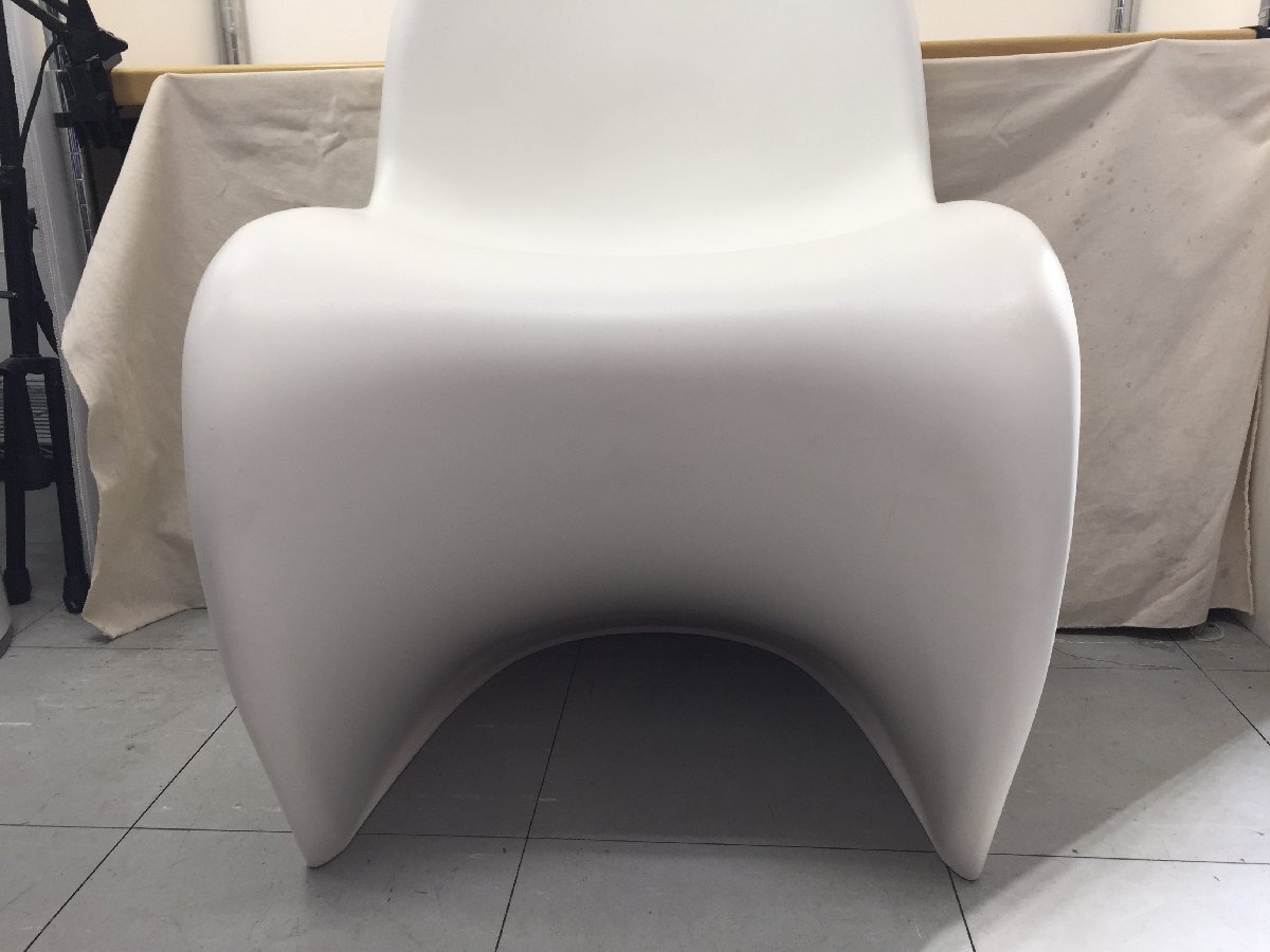 ★Vitra ヴィトラ Verner Panton パントンチェア ホワイト 椅子 1人掛け【20410861】の画像4