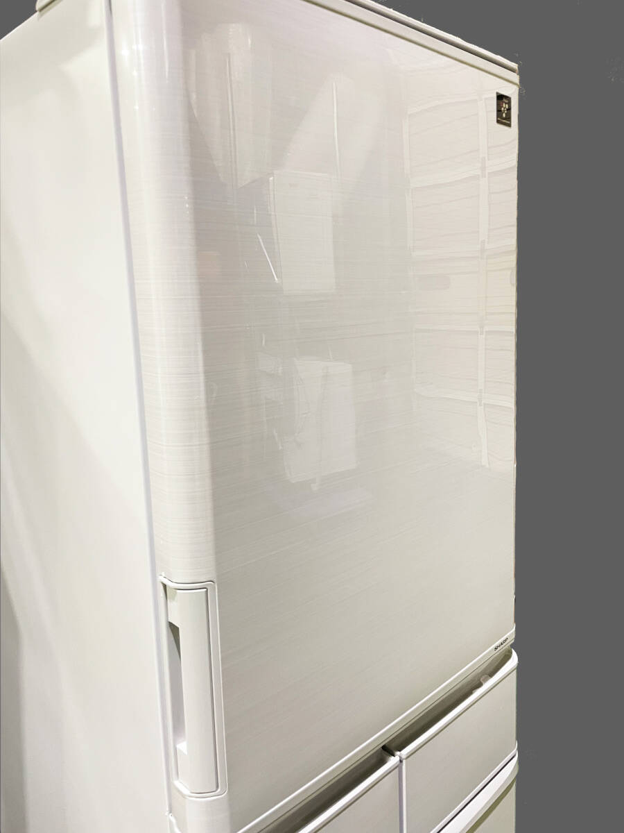 【プラズマクラスター】シャープ 5ドア 冷凍冷蔵庫 両開き 2018年製 SJ-P411D-H【埼玉 / 直接引取大歓迎】_画像10