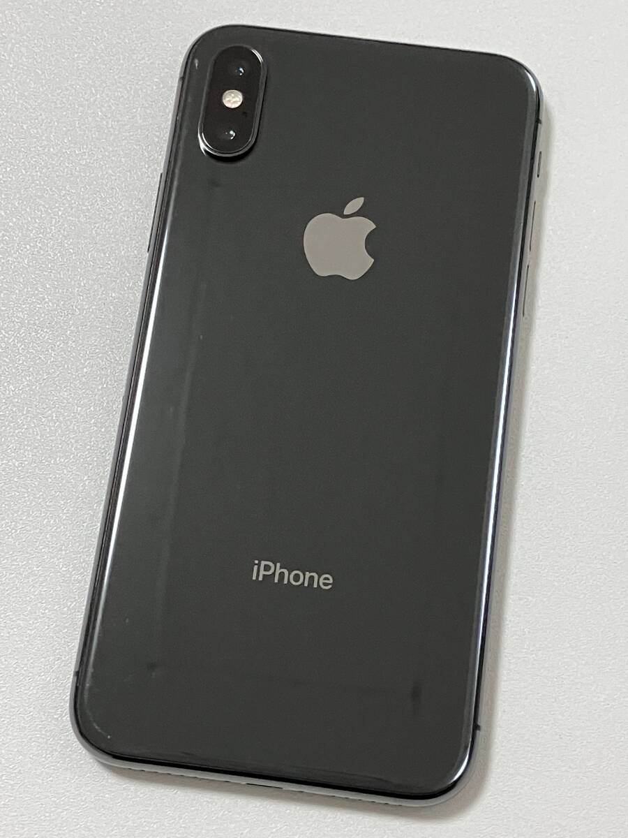 SIMフリー iPhoneX 256GB Space Gray シムフリー アイフォンX スペースグレイ 黒 softbank docomo au 本体 SIMロックなし A1902 MQC12J/Aの画像2