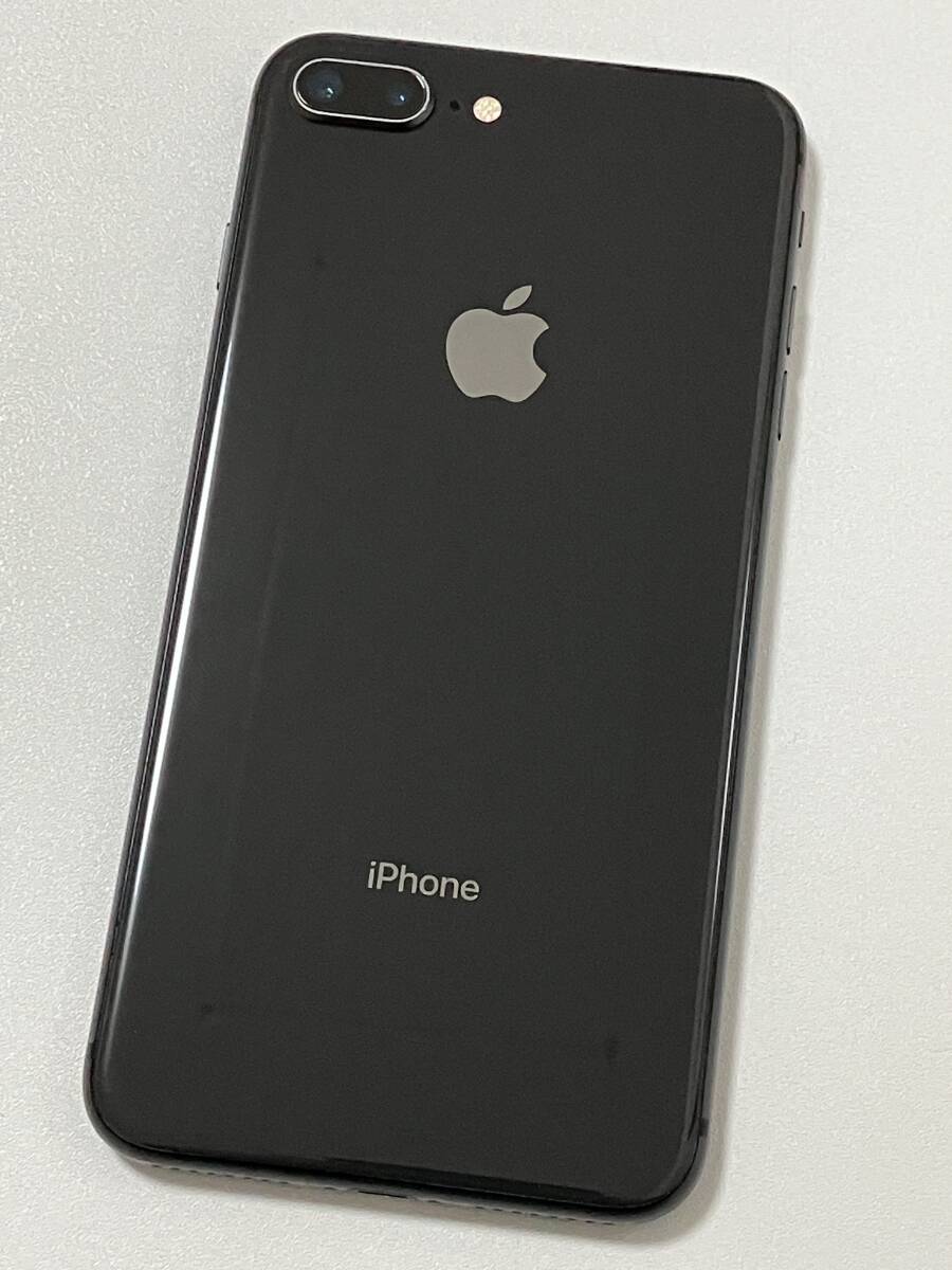 SIMフリー iPhone8 Plus 256GB Space Gray シムフリー アイフォン8 プラス 黒 スペースグレイ softbank au SIMロックなし A1898 MQ9N2J/Aの画像3
