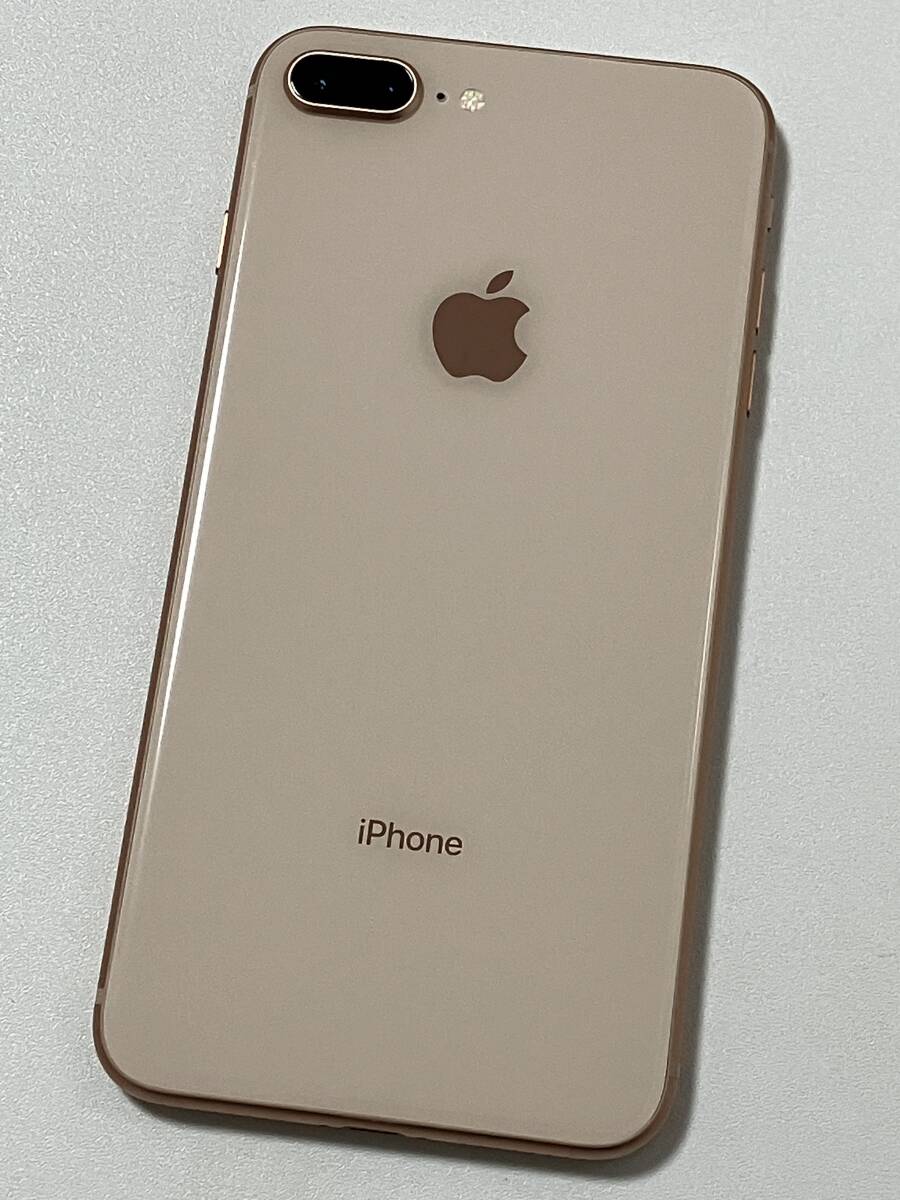 SIMフリー iPhone8 Plus 256GB Gold シムフリー アイフォン8 プラス ゴールド 金 softbank docomo au UQモバイル 本体 SIMロックなし A1898の画像3