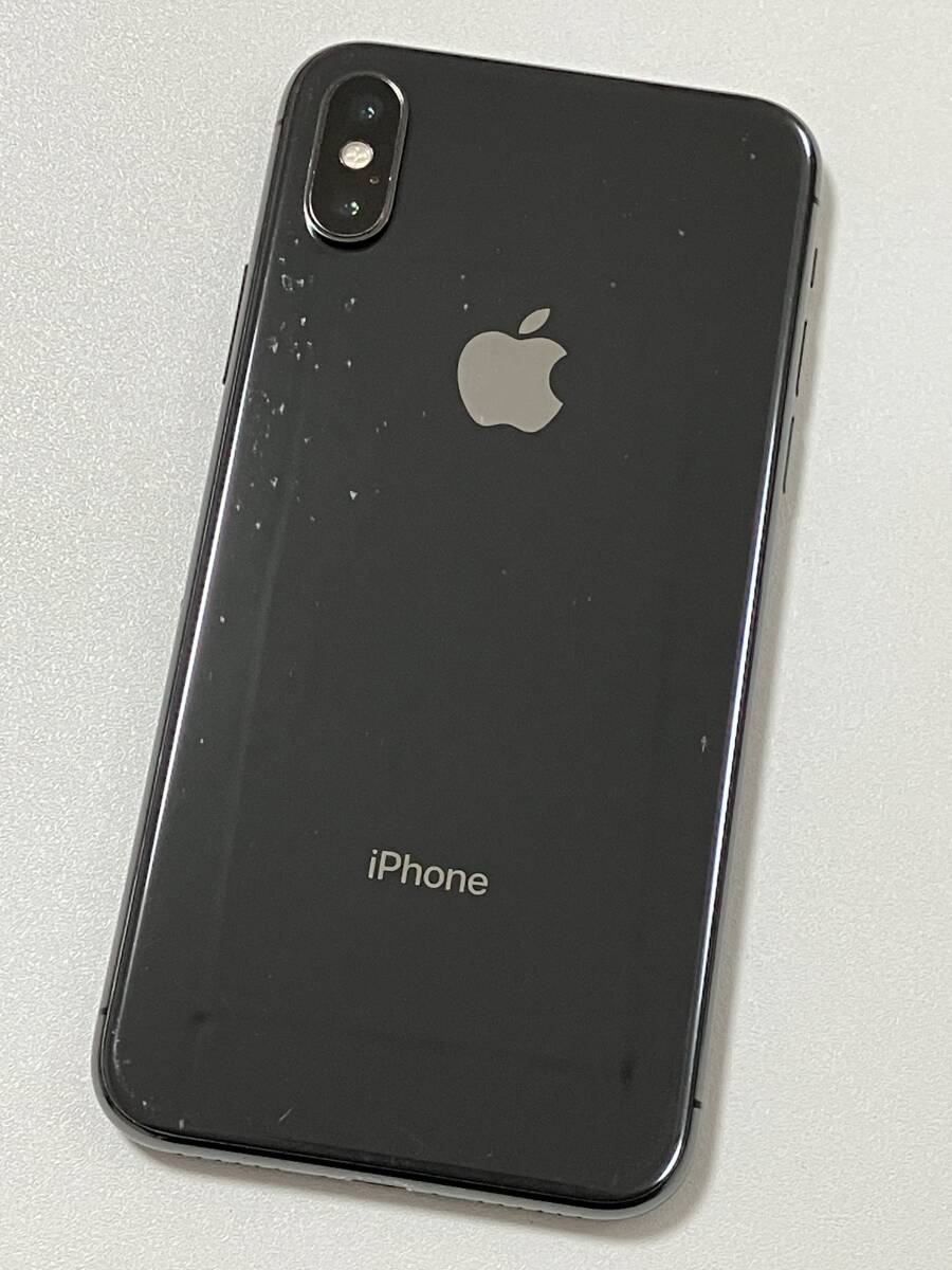 SIMフリー iPhoneX 256GB Space Gray シムフリー アイフォンX スペースグレイ 黒 au docomo softbank 本体 SIMロックなし A1902 MQC12J/Aの画像3