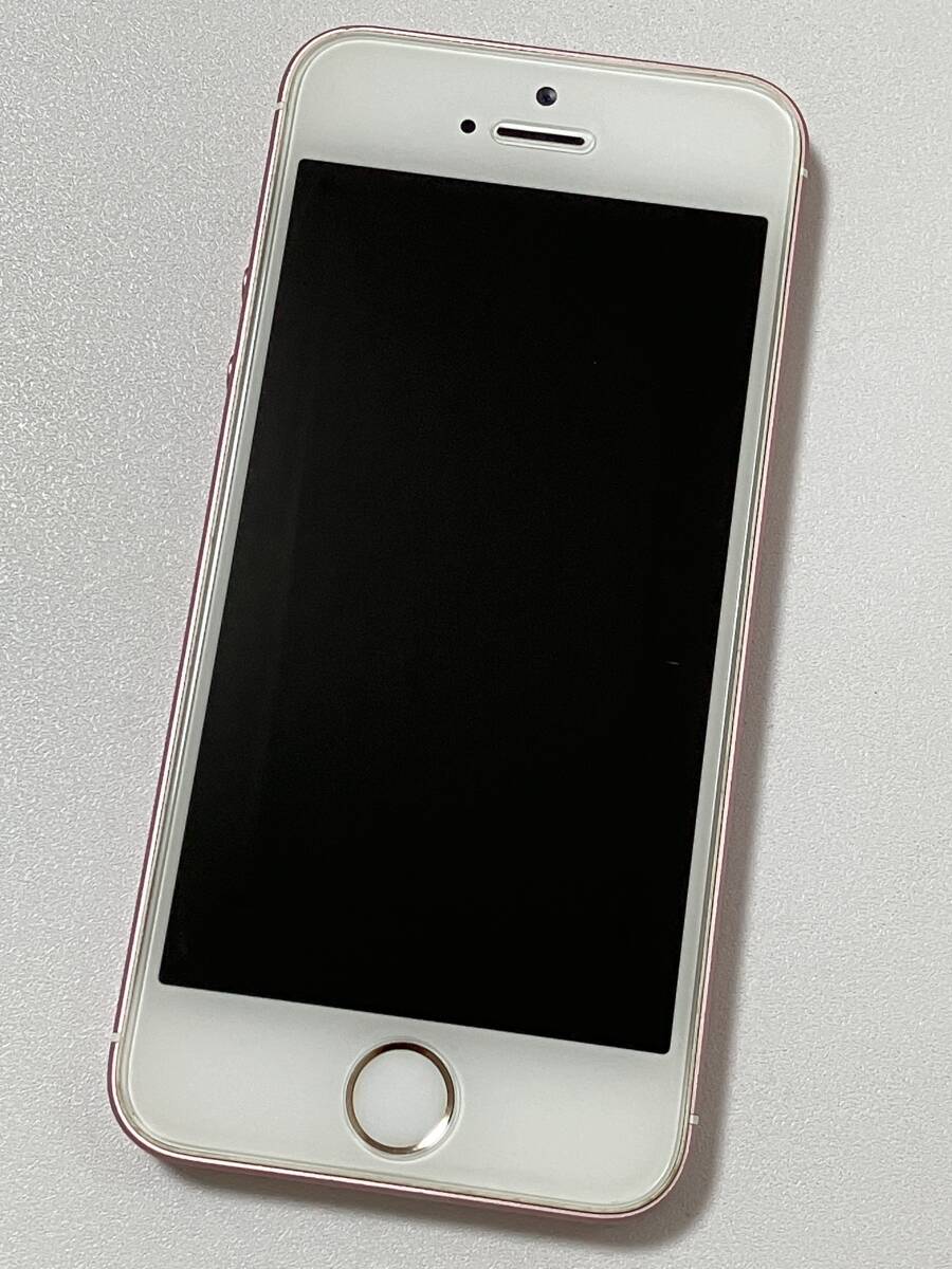 SIMフリー iPhoneSE Rose Gold 64GB ローズゴールド ピンク シムフリー アイフォンSE docomo softbank au UQ SIMロックなし A1723 MLXQ2J/Aの画像2
