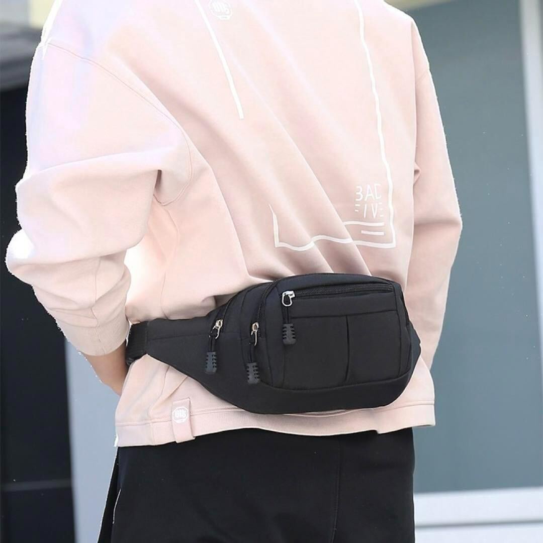  belt bag body bag waist bag smartphone pouch outing small .. black 