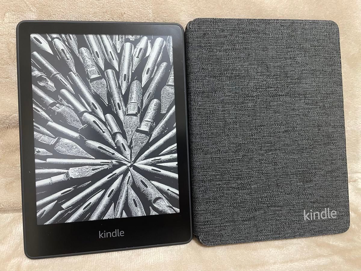 Kindle Paperwhite 第11世代 8GB 広告無し カバー付き レビュー高評価