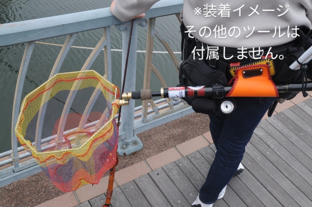 ②35cm TTRオリジナル レインボータモ網/TEAM釣男RAINBOWの画像6