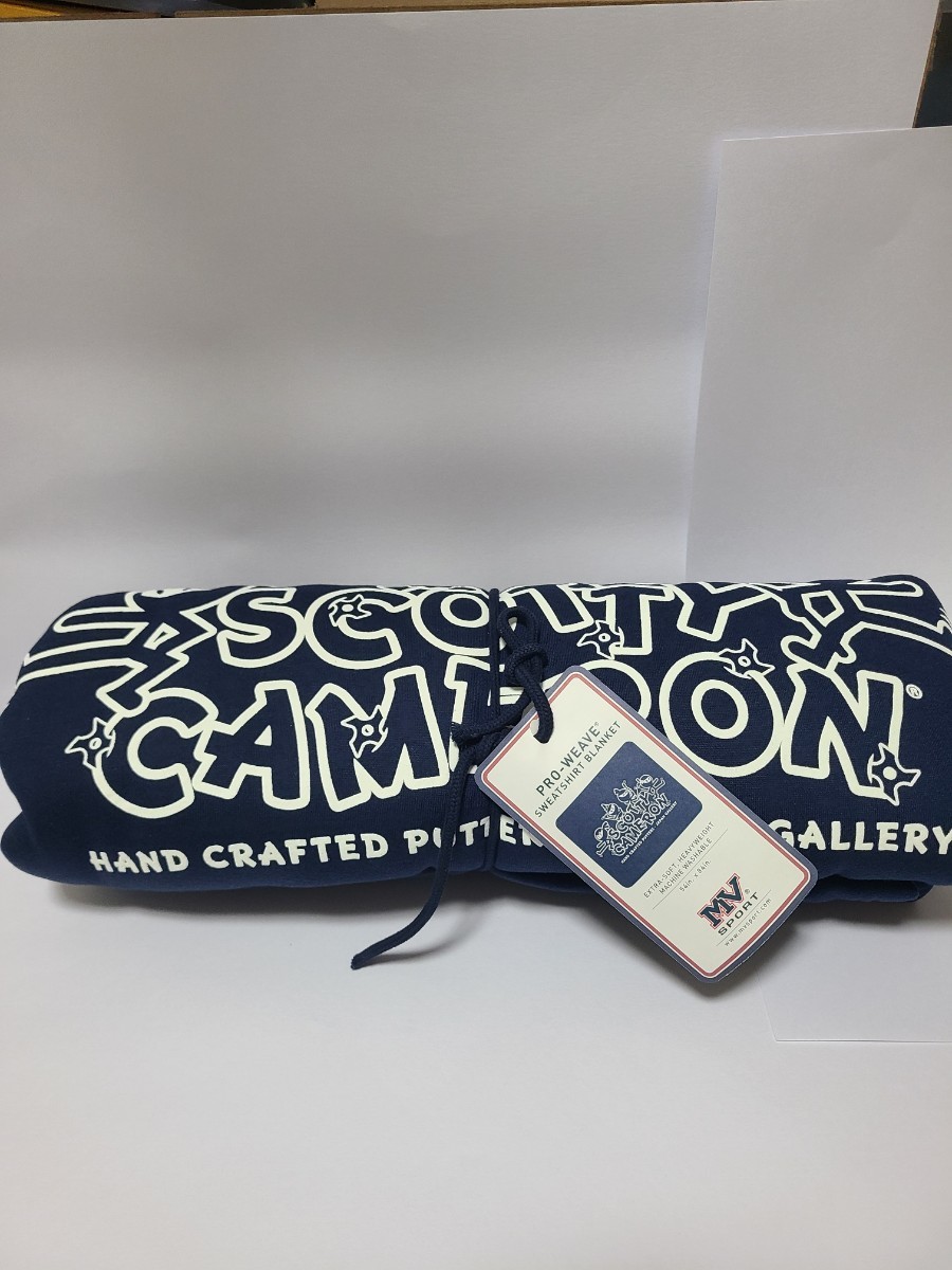 スコッティキャメロンCar Blanket Warrior Family Navy Heather スコッティキャメロンCar Blanket Warrior Family Navy Heather