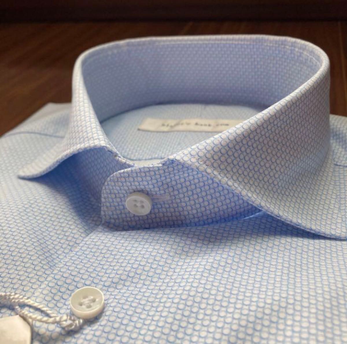 スーツカンパニー blazer's ブルー 長袖ドレスシャツ S 37-82