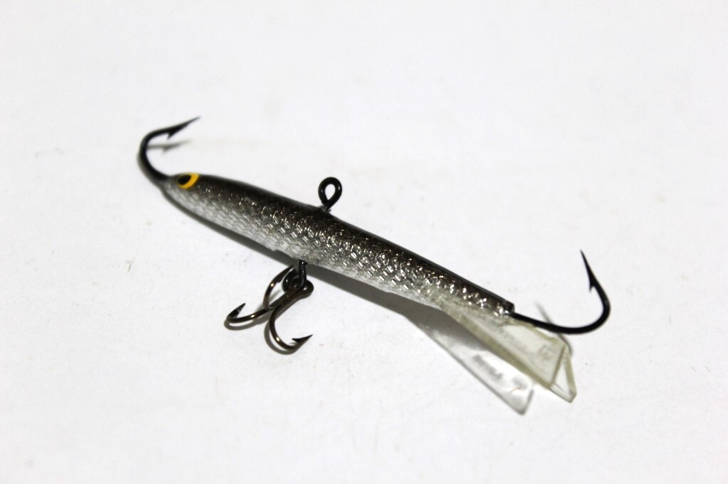 ■s3745 RAPALA PILKKI ラパラ ジギング ピルッキ アイスジグ オールド 希少 フィンランド ボックス入り 60s～ シルバー■_画像2