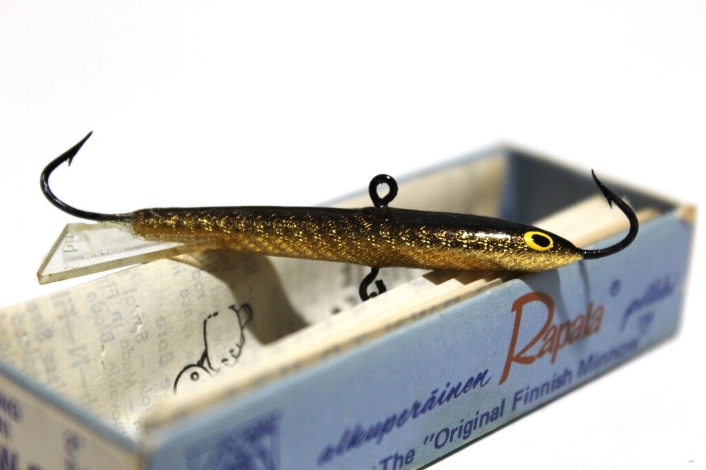 ■s3745 RAPALA PILKKI ラパラ ジギング ピルッキ アイスジグ オールド 希少 フィンランド ボックス入り 60s～ ■_画像1