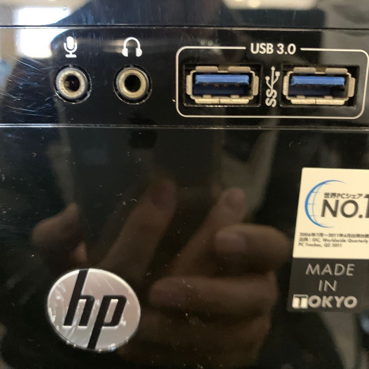 PCケース　HP Pavilion p6-2420jp cpu グラフィックボードGTX メモリー付き　ひ_画像9