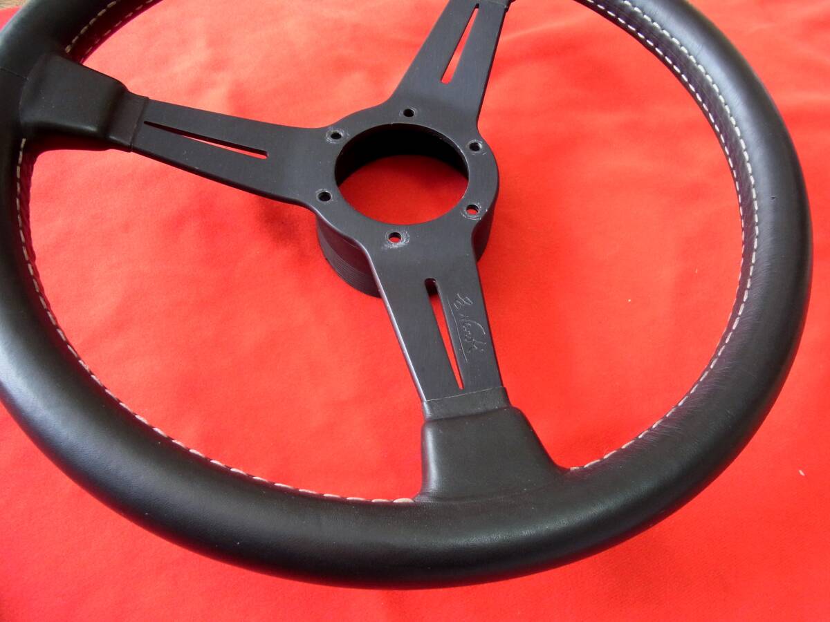 nardi steering wheel CLASSIC 36.5Φ blackspoke FET正規 ナルディ クラシック 黒スポーク 綺麗 ヤフネコ100サイズ_画像3