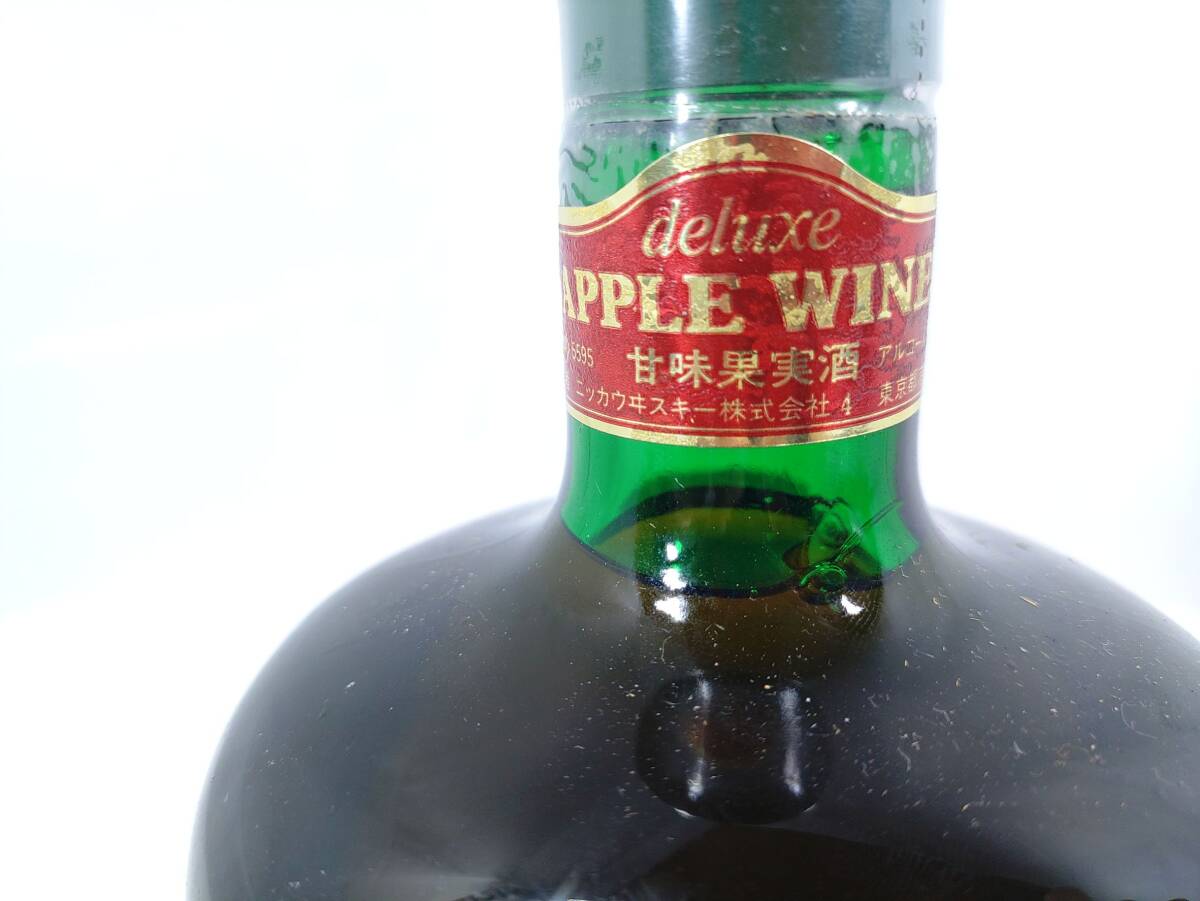 未開栓 ニッカ アップルワイン デラックス NIKKA APPLE WINE DELUXE 720ml 度数14の画像3