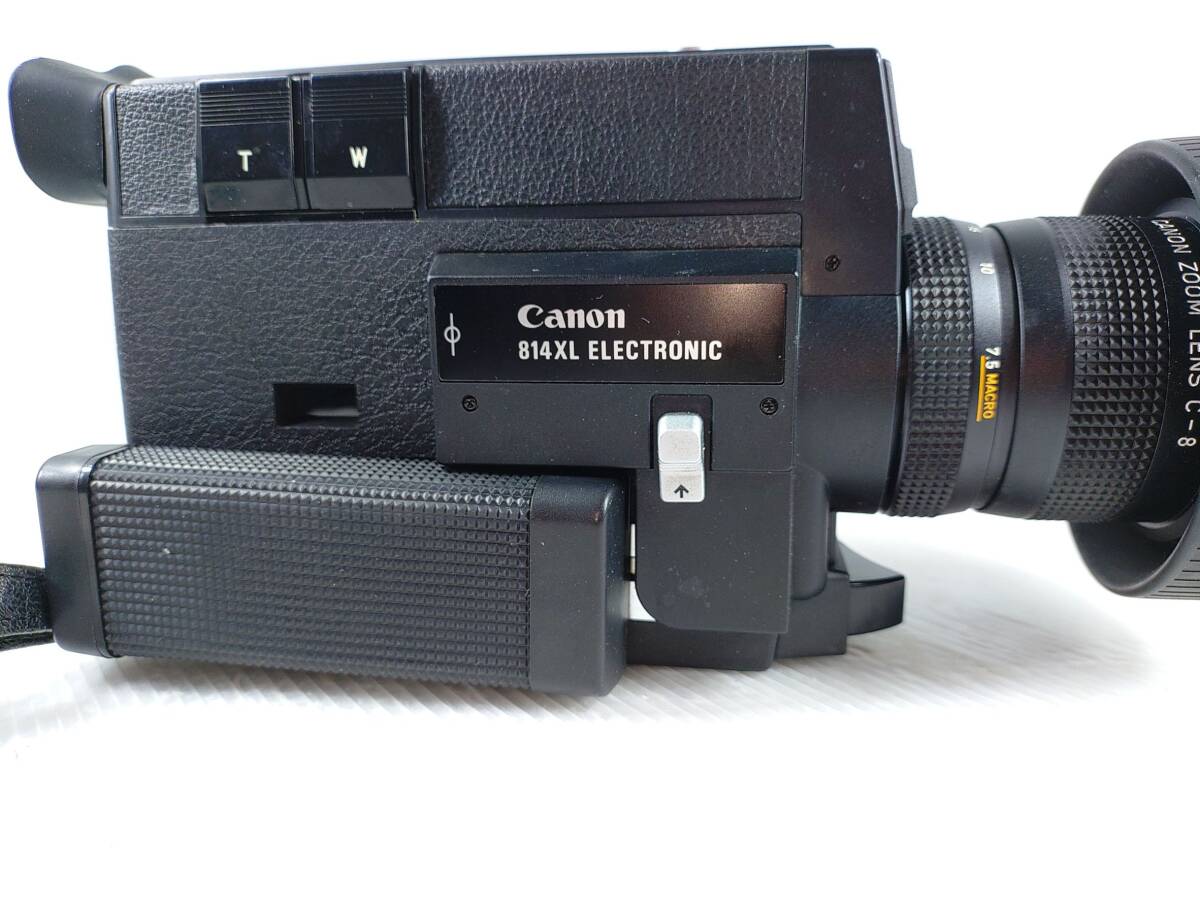 Canon 814XL ELECTRONIC 8ミリカメラ フィルムカメラ QR023-556 電源のみ確認済み CANONズームレンズC-8_画像5