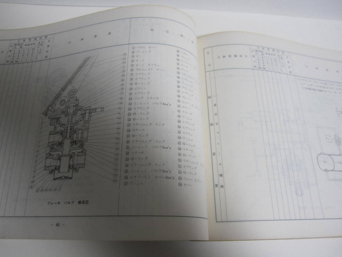 当時物　蔵出し　日産ディーゼル　大型車　定期点検 整備書　使用済み品／昭和レトロ_画像6