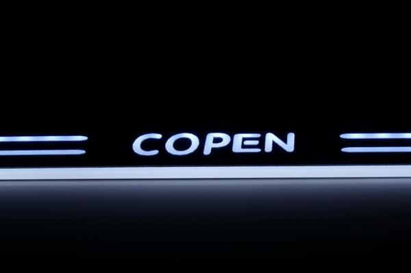 コペン　LA400　LEDスカッフプレート Copen　白　流れる_画像1