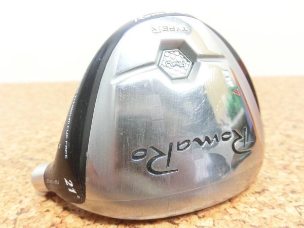 名器 ヘッドのみ 接着タイプ♪RomaRo ロマロ Ray TYPE-R FW7 フェアウェイウッド 7W 145cc ロフト角 21° 重量 224g 中古品♪R0120_画像1