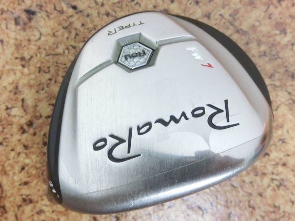 名器 ヘッドのみ 接着タイプ♪RomaRo ロマロ Ray TYPE-R FW7 フェアウェイウッド 7W 145cc ロフト角 21° 重量 224g 中古品♪R0120_画像3