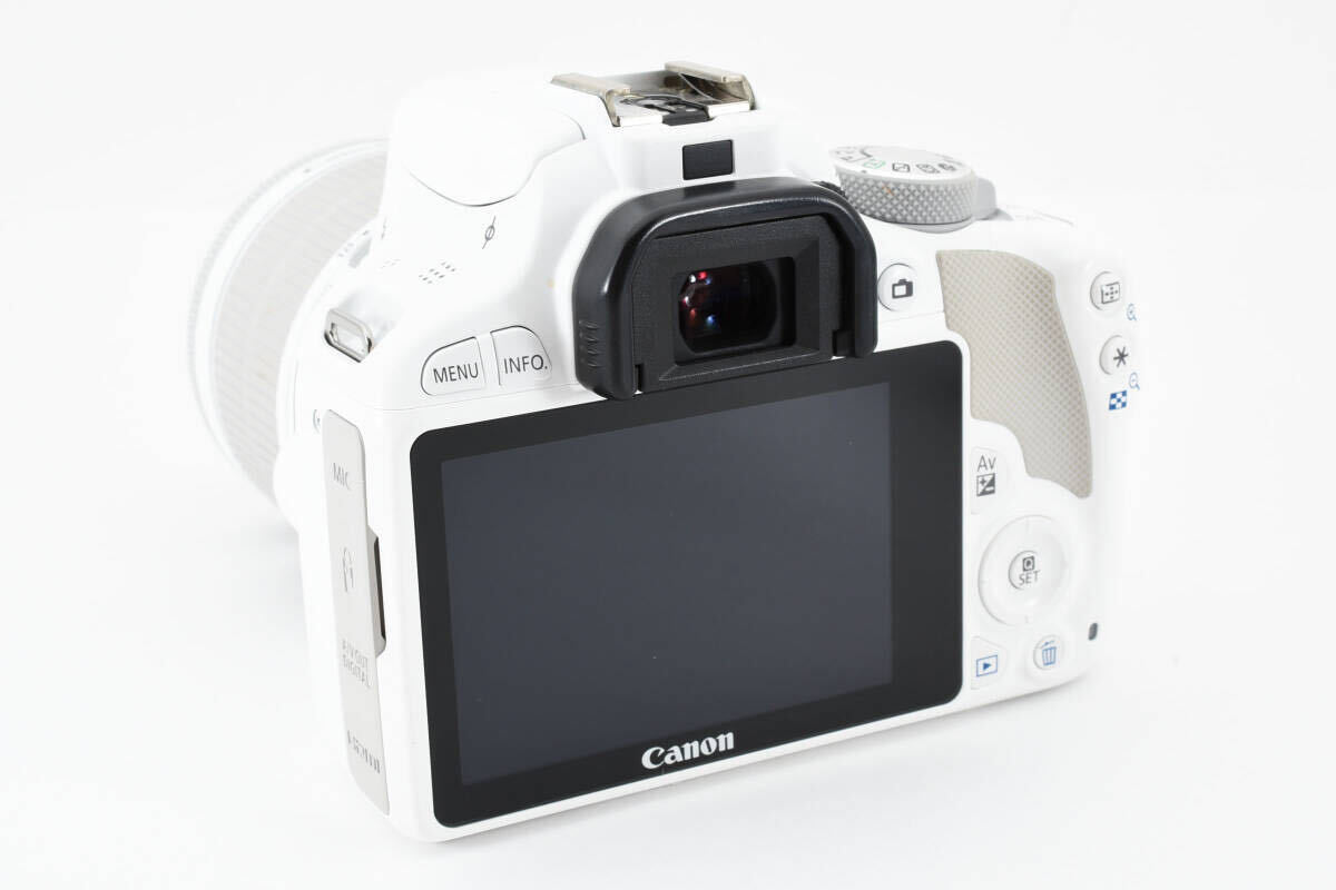 【美品】キャノン Canon EOS Kiss X7 ホワイト ダブルレンズキット　《iPhone画像転送可能セット》 　　 FE210247A2838_画像7