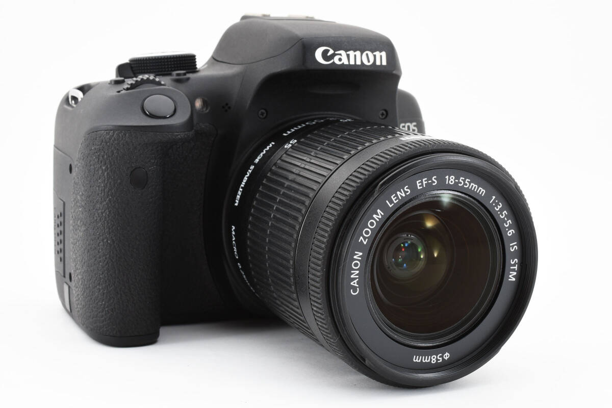 【美品】キヤノン Canon EOS Kiss x8i 18-55mm STM レンズセット 《ショット数7552回》　 　　 SE060874A1573_画像4