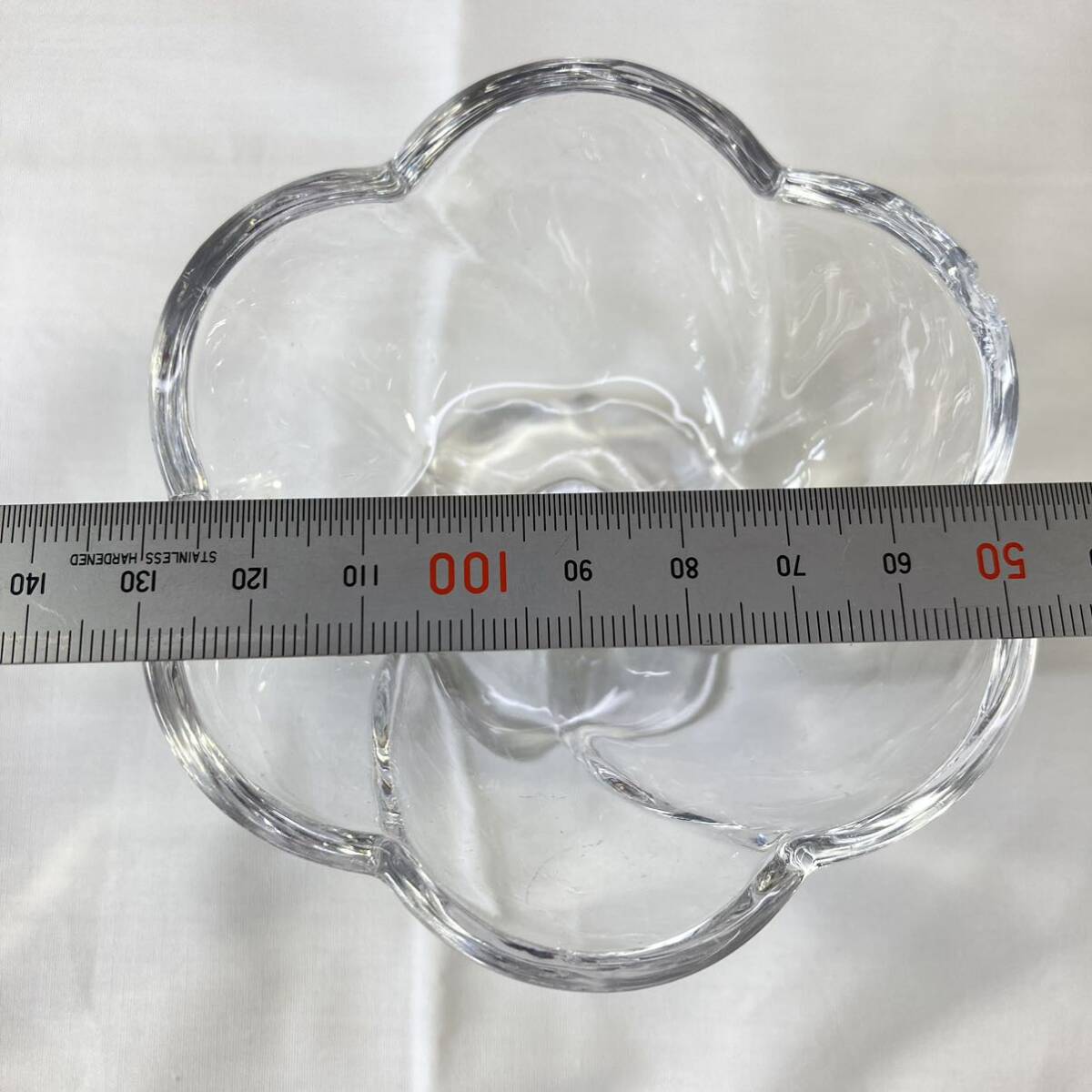 まとめて　昭和レトロ　ガラス　花瓶　皿　器　かき氷　アイスクリームカップ　デザート皿　ガラス皿_画像4