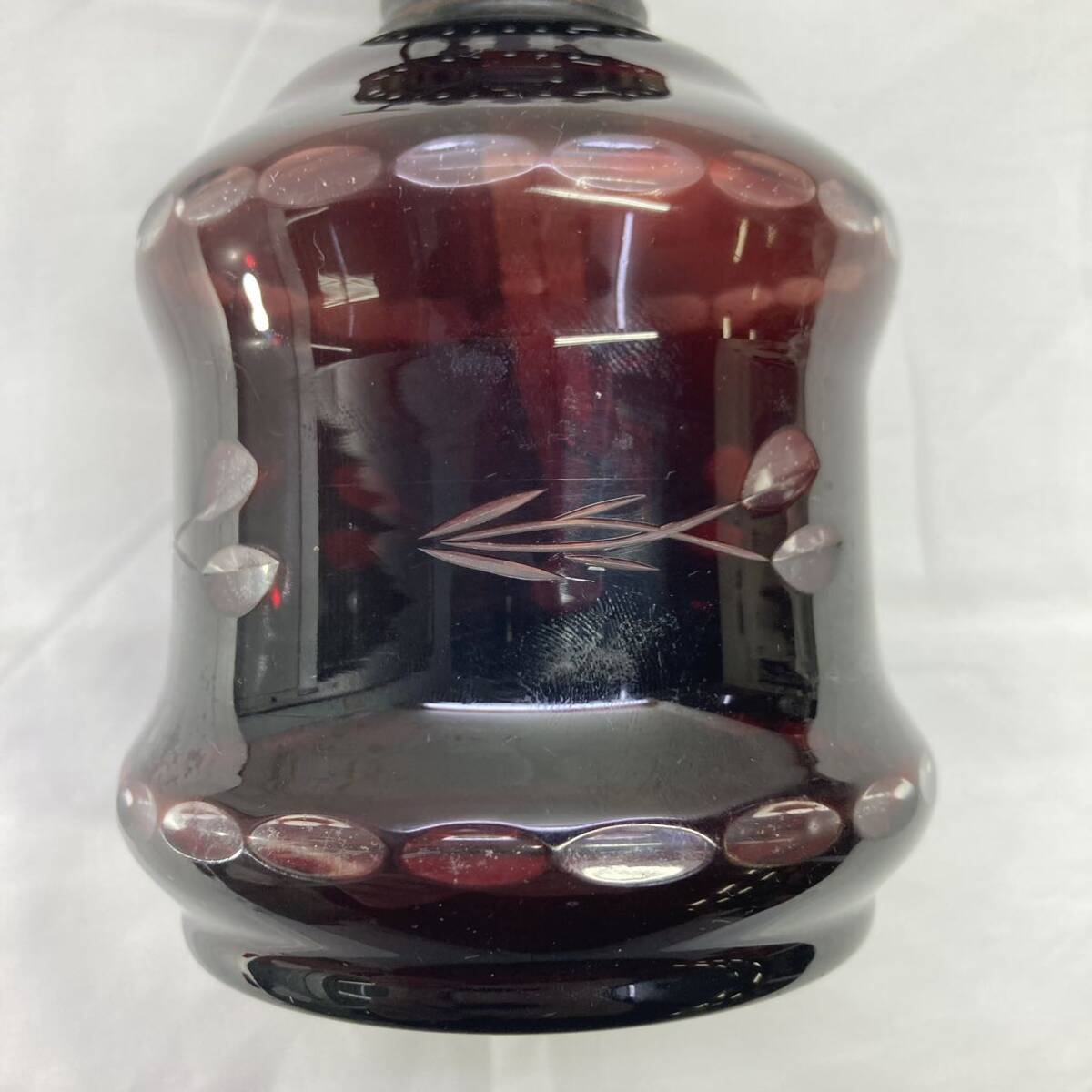 切子 オイルランプ アルコールランプ ランタン VINTAGE アンティーク ガラス 昭和レトロの画像3