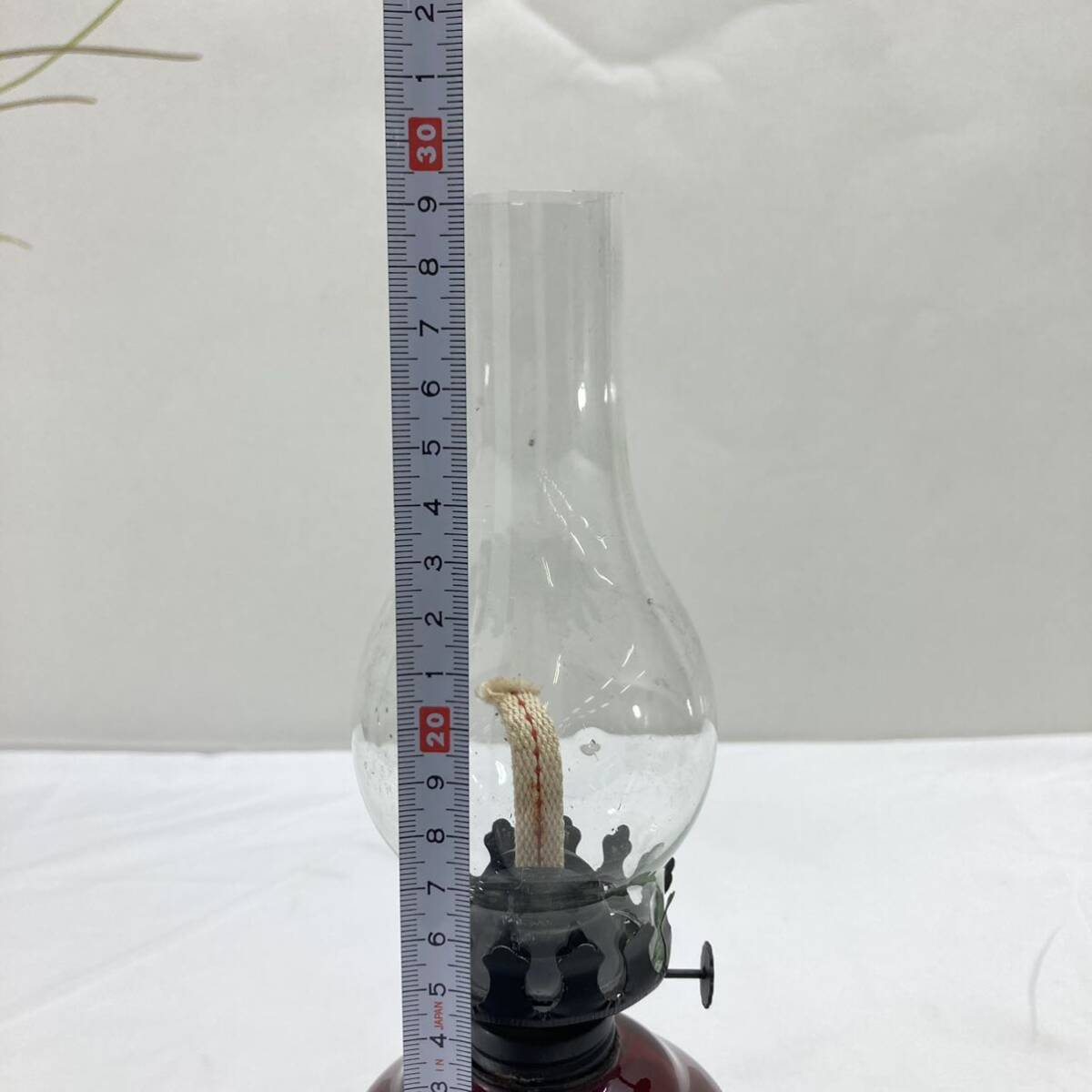 切子 オイルランプ アルコールランプ ランタン VINTAGE アンティーク ガラス 昭和レトロの画像8