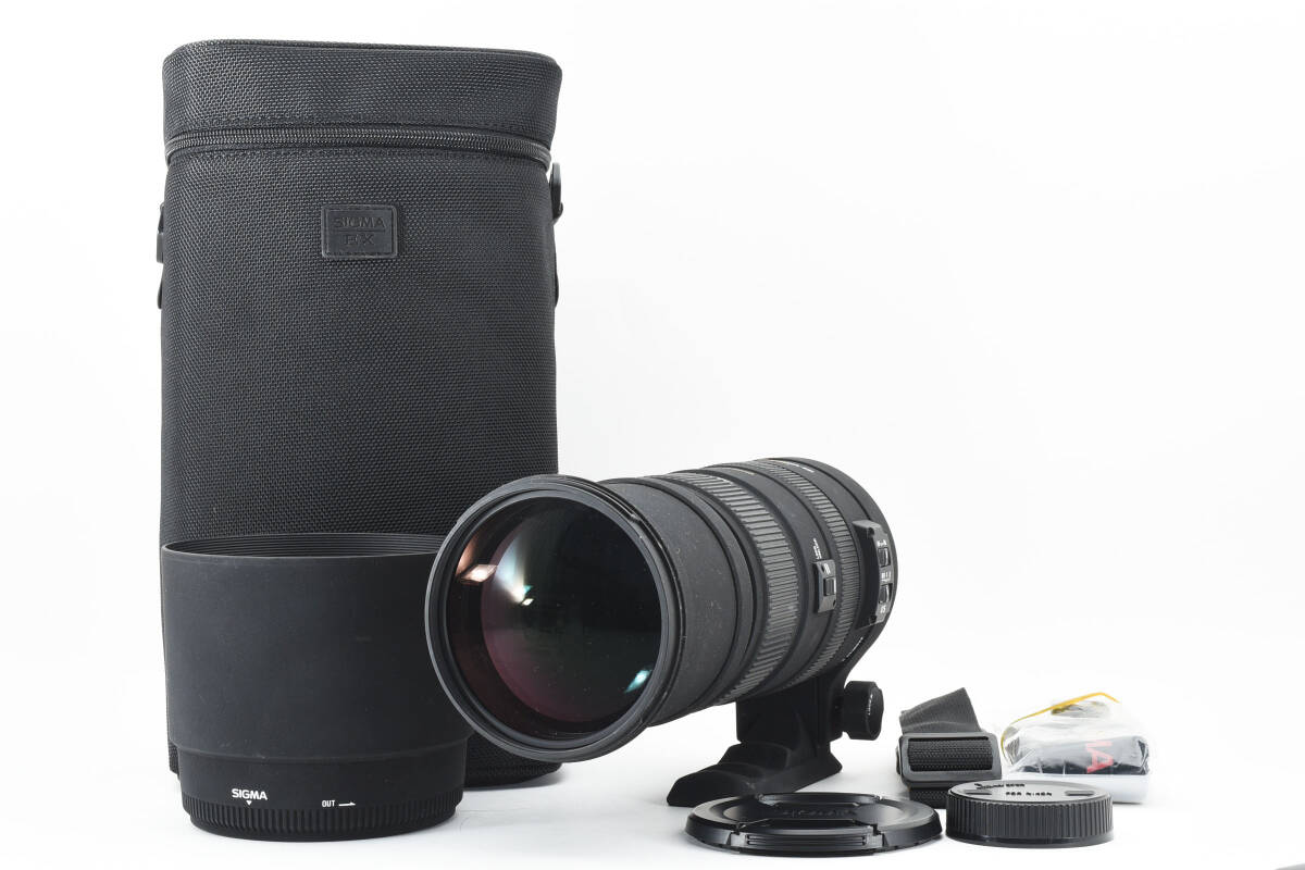 【動作好調 ケース付き】 SIGMA　シグマ APO 150-500mm F5-6.3 DG OS HSM ニコン用レンズ　カメラ　同梱可能 1円 #8900_画像1