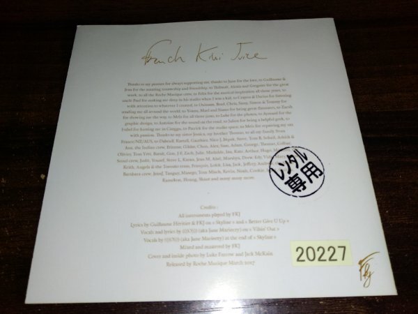 French Kiwi Juice ＦＫＪ CD　即決　送料200円　312_画像2