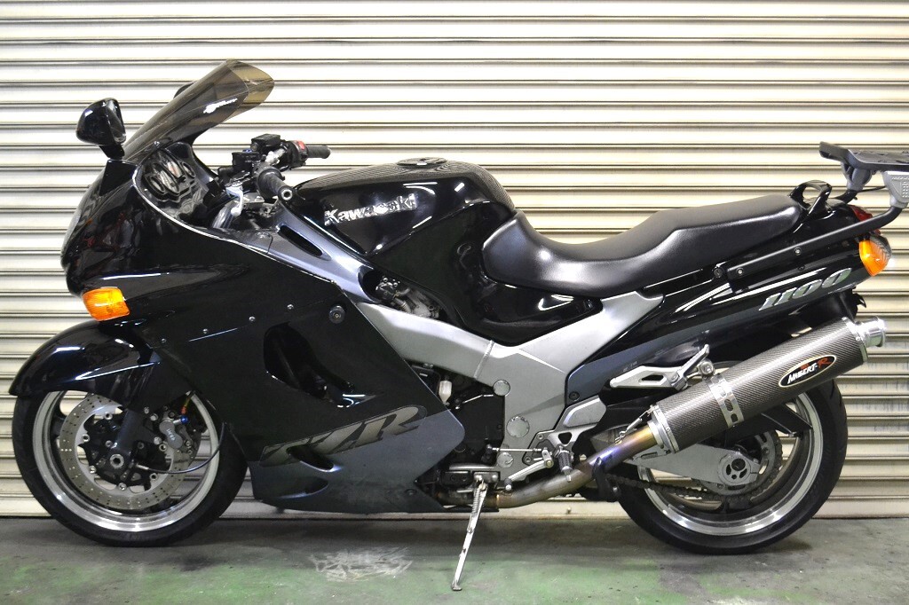 平成10年式 綺麗 kawasaki ZZ-R1100 バーハン BEET ETC 程度良好 予備険渡しOK 横浜市より zzr zx ZZR1100Dの画像10