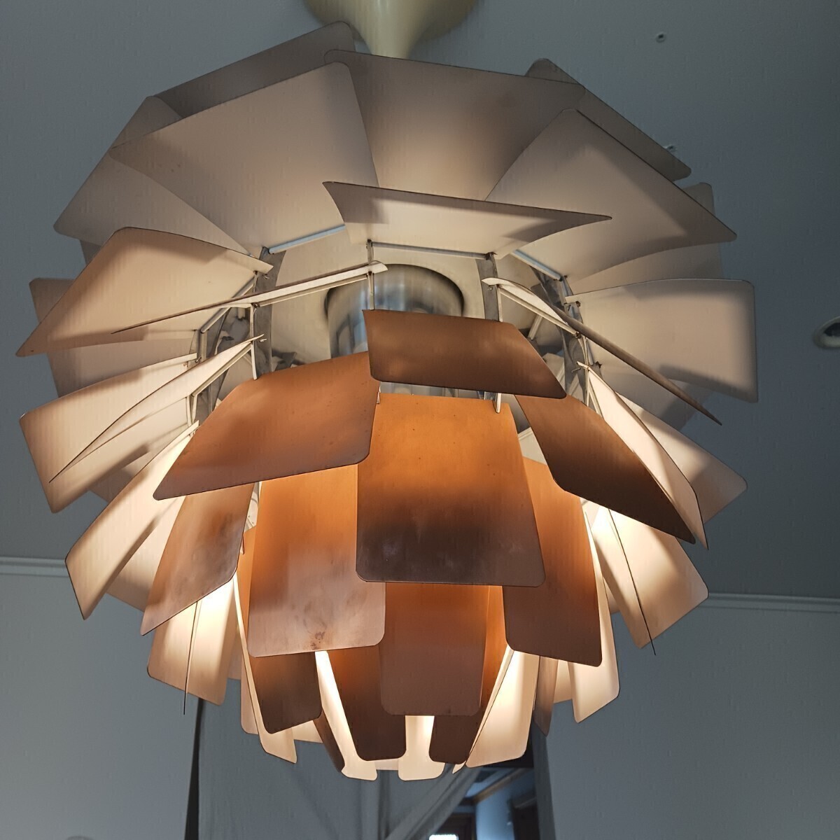 『PH Artichoke 600』Early Model Copper lamp by Poul Henningsen for Louis Poulsen◆ルイスポールセン ウェグナー フリッツハンセン_画像1