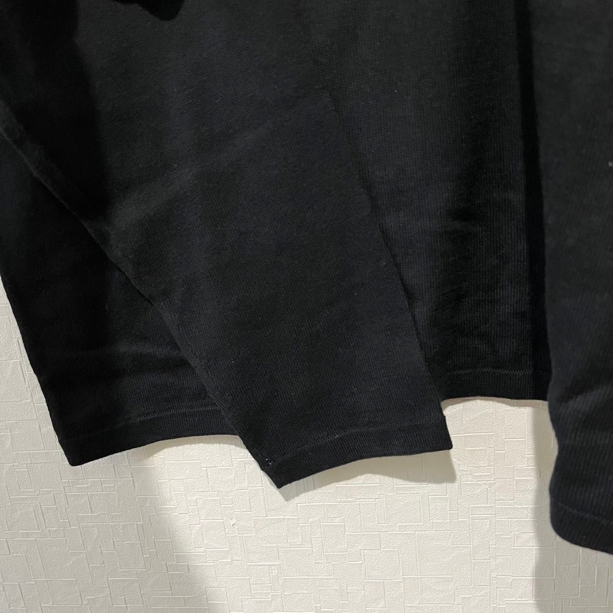 【美品】タケオキクチ　カシミヤ混　長袖ニット　薄手セーター　ブラック　黒 トップス