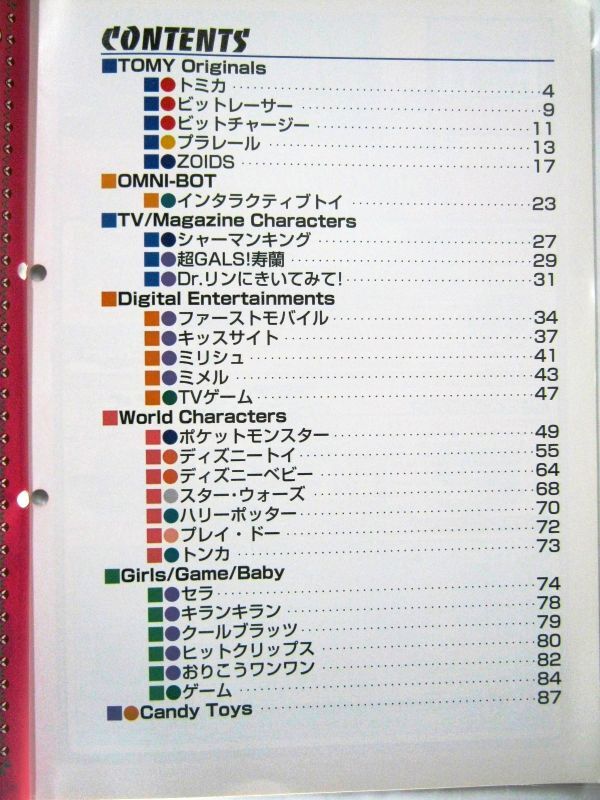 非売品 業務用 限定 トミー マーケティングガイド 2001年10月 12 非売品 業務用 限定 トミー マーケティングガイド 2001年10月 12