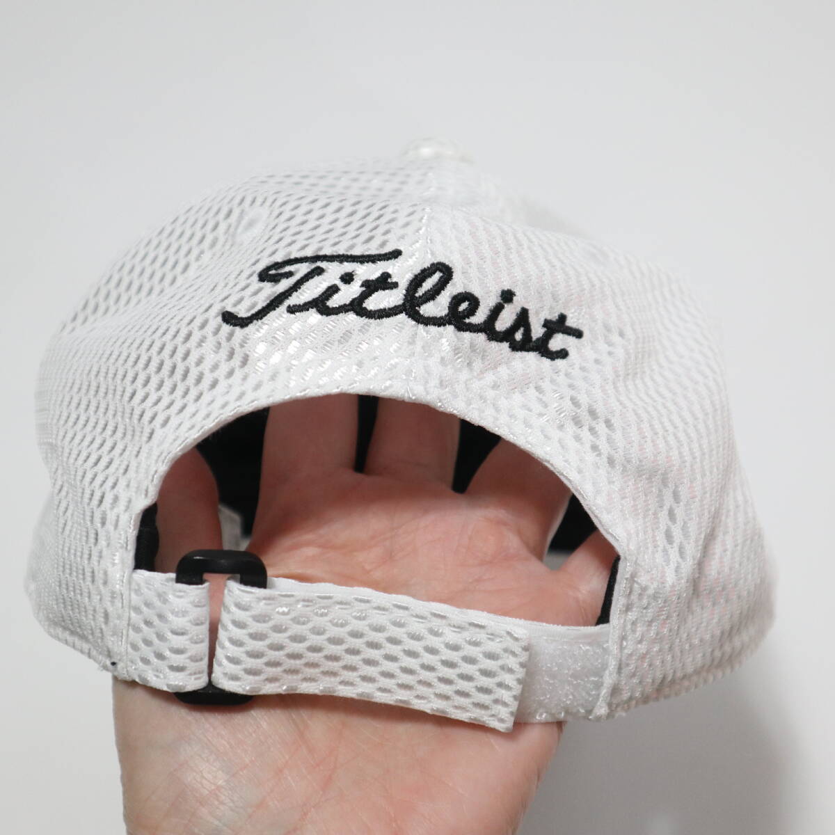 極美品！タイトリスト Titleist メッシュ涼感サマーキャップ/サイズF（57〜59cm）_画像7