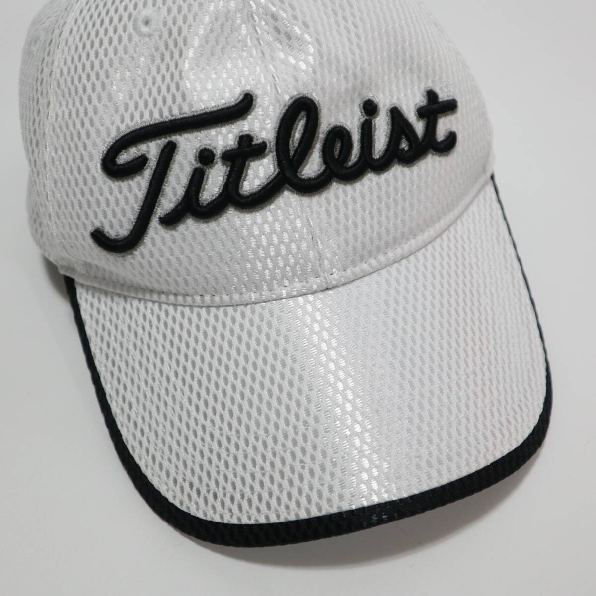 極美品！タイトリスト Titleist メッシュ涼感サマーキャップ/サイズF（57〜59cm）_画像3