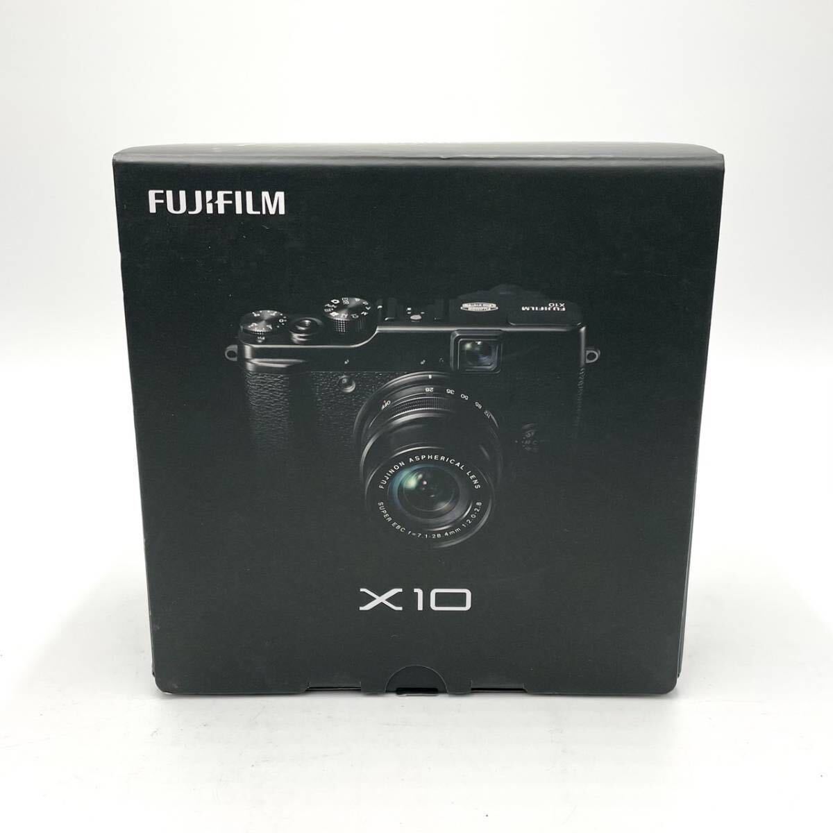 【新品未使用】 富士フィルム FUJIFILM X10 F FX-X10 ブラック　レザーケース フード付き_画像2