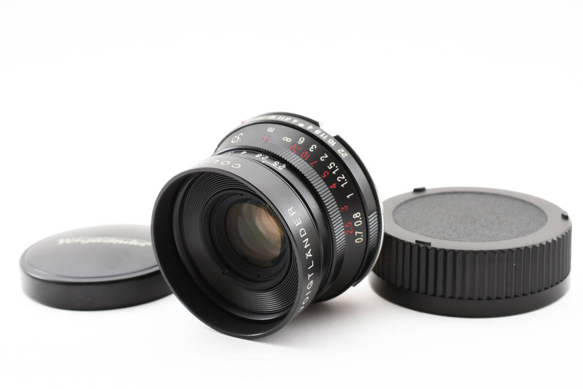 美品 Voigtlander COLOR-SKOPAR 35mm F2.5 MC フォクトレンダー 広角単焦点レンズ #1165_画像1
