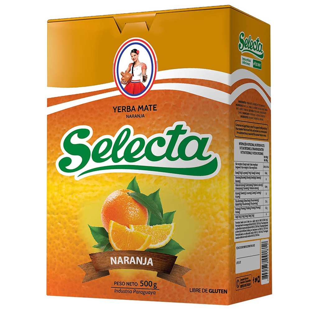 グリーンマテ茶(オレンジ) セレクタ SELECTA YERBA MATE NARANJA 500g　_画像1