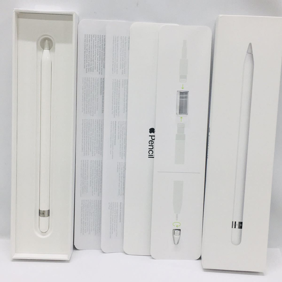 1円～ ☆Apple Pencil 第1世代 MK0CJ/A A1603 純正品 アップルペンシル☆第一世代/アップル/Bluetooth Lightningコネクタ/ホワイト/白_画像8