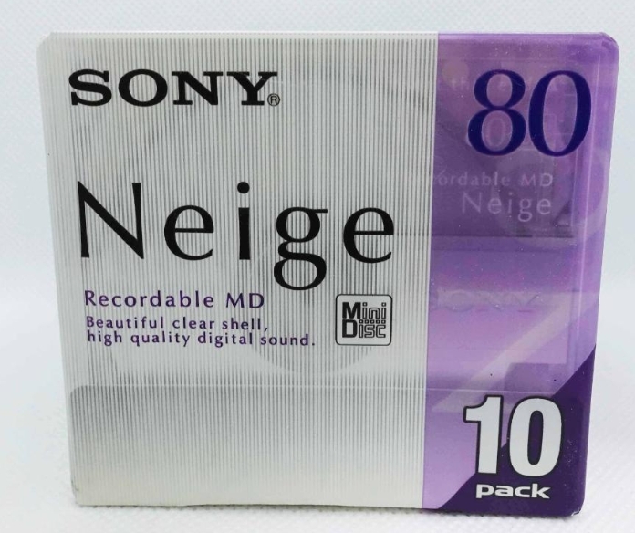 新品未開封　SONY 10 MDW80NED Neigeシリーズ　80分 10枚_画像1