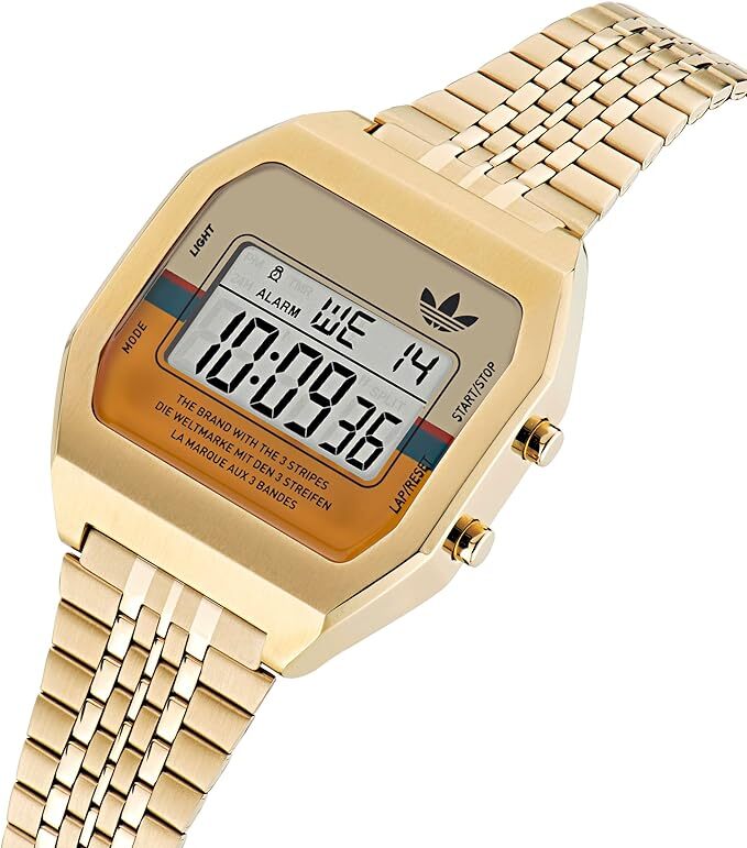 【期間限定新品】[アディダスオリジナルスウォッチ] 腕時計 DIGITAL TWO AOST23555 ゴールド_画像2