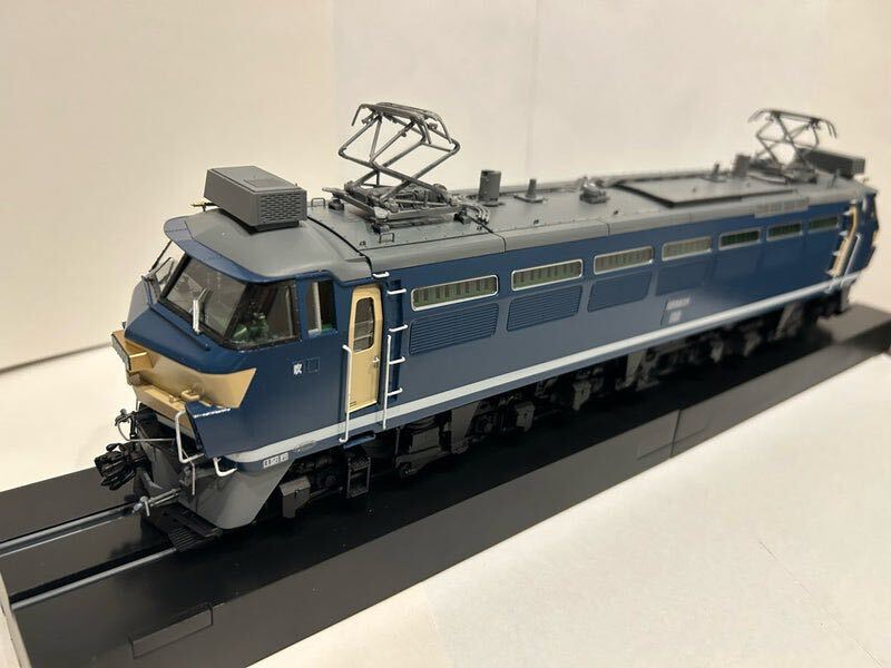 アオシマ トレインミュージアム　EF66 貨物更新機　54号機　プラモデル　完成品　ジャンク鉄道模型 1/45 展示台付き　送料無料！HO _画像10