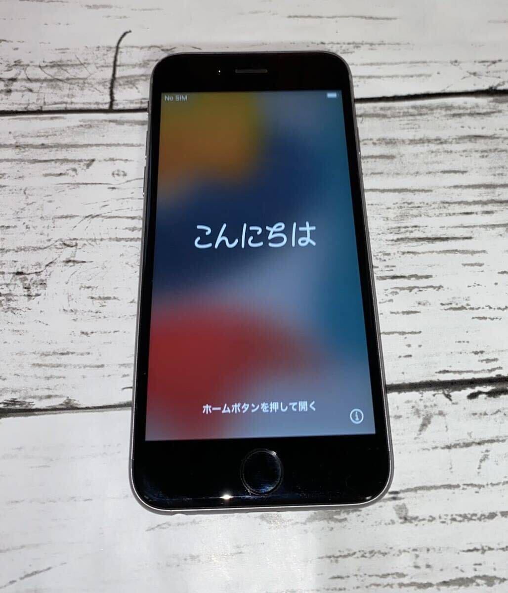 【1円スタート】【ジャンク品】iPhone 6S 128GB Apple SIMフリー スペースグレイ アイフォーン アイフォン6S アップル_画像1