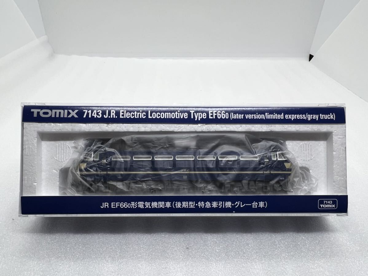 TOMIX 7143 EF66 0形電気機関車 (後期型・特急牽引車・グレー台車)_画像1