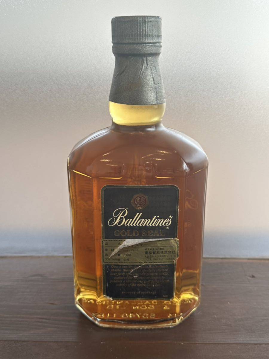 ●【未開栓】Ballantines バランタイン12年 ゴールドシール 750ml 43% ウィスキー 保管品●_画像4