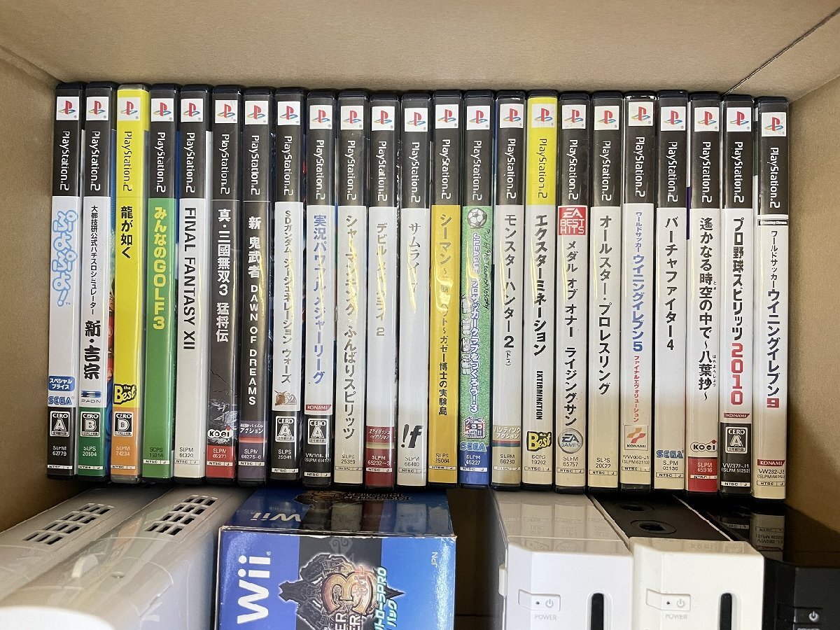 【ジャンク品】 ゲーム機器 セット ② 検索： PS2 本体 ソフト WII WIIU コントローラ wa◇56_画像2